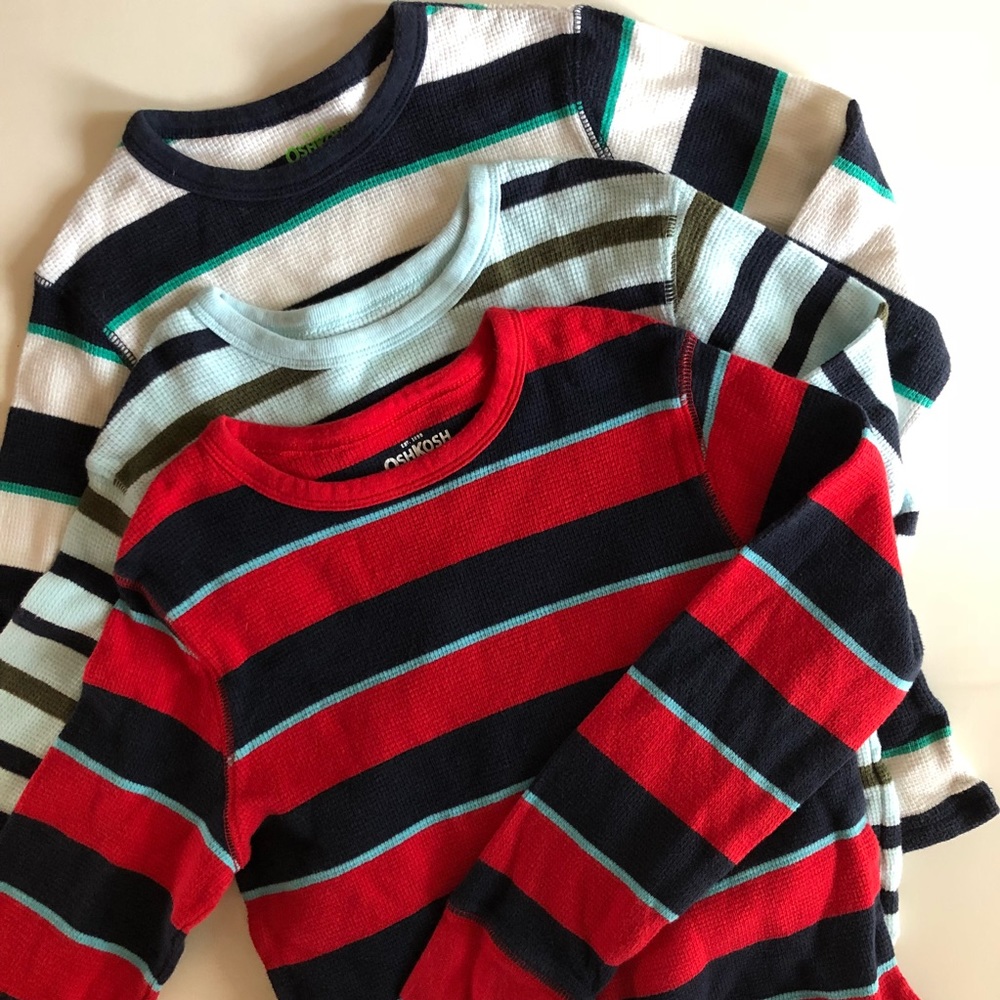 Set of 3 Boy’s Oshkosh Thermal Shirts | Size 8